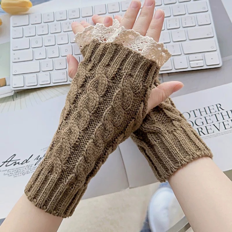 Şirin Y2K Kadın Dantel Parmaks - Fingerless Glove Knit incelemesi ve fiyatı