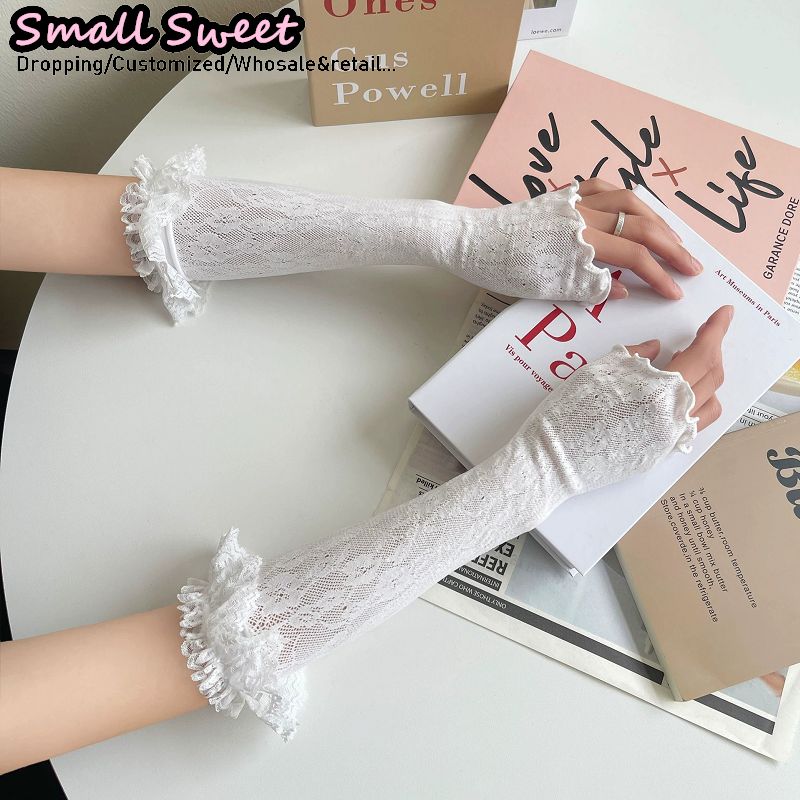 Kadın Harajuku Beyaz Kol Kollu - Fingerless Glove Knit incelemesi ve fiyatı